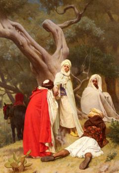 Gustave Clarence Rodolphe Boulanger : Reception Of An Emir